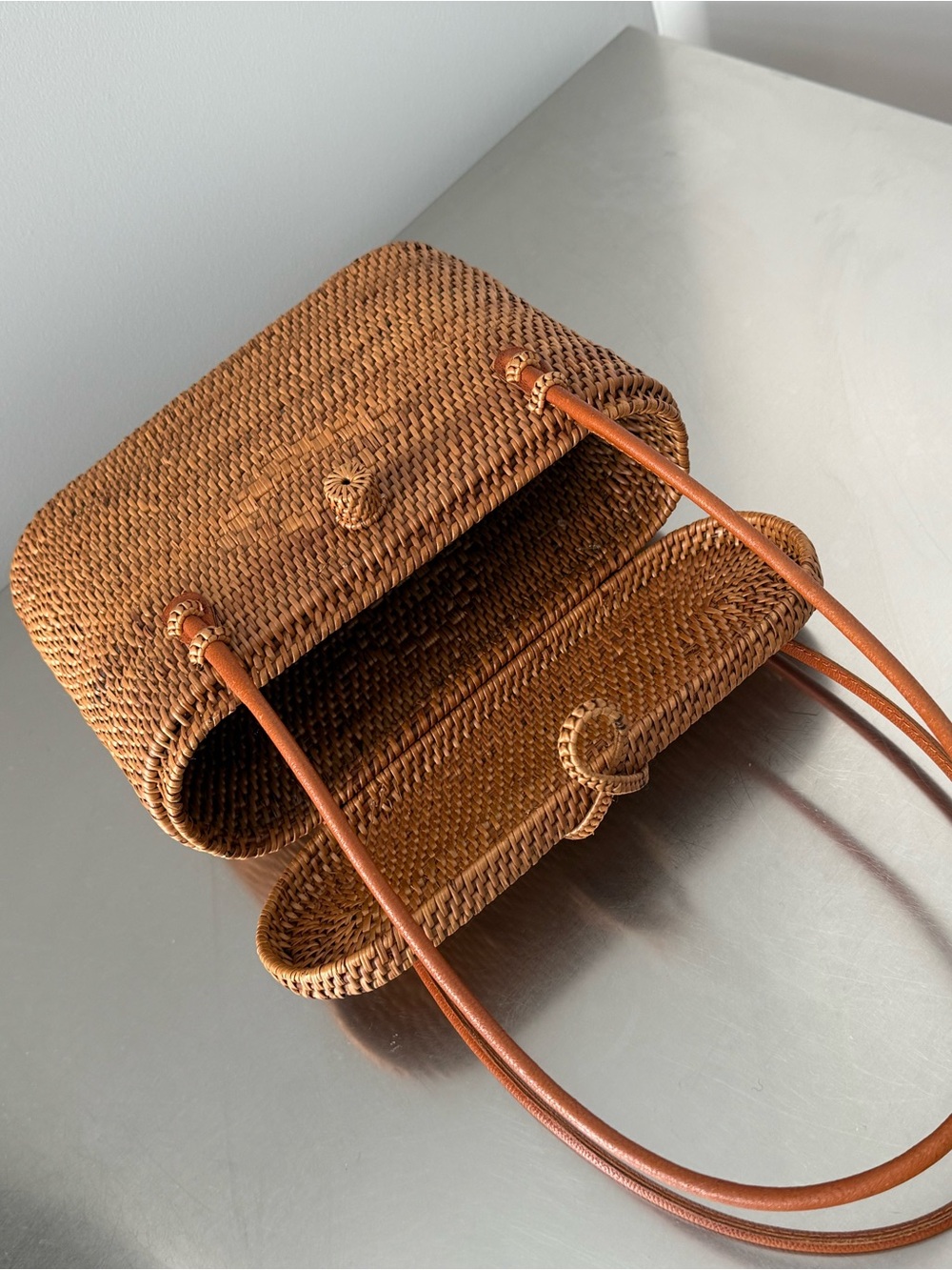 Handmade Bali Rattan Bag - Picture 5 of 5